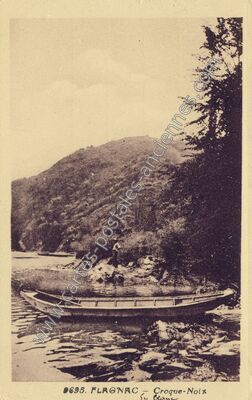 Carte postale ancienne Croque-Noix — Flagnac (Aveyron)