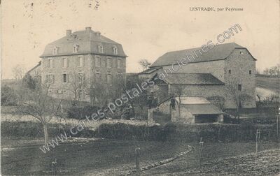 Carte postale ancienne Lestrade — Galgan (Aveyron)
