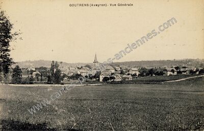Carte postale ancienne Goutrens