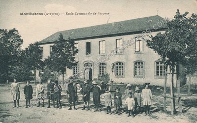 Carte postale ancienne Montbazens — Lescure-Jaoul (Aveyron)