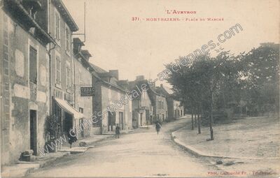 Carte postale ancienne Montbazens — Montbazens (Aveyron)