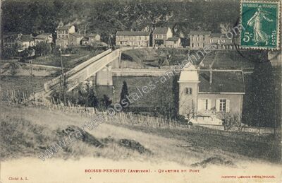 Carte postale ancienne Boisse Penchot — Livinhac-le-Haut (Aveyron)