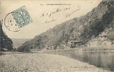 Carte postale ancienne La Roque Bouillac — Livinhac-le-Haut (Aveyron)