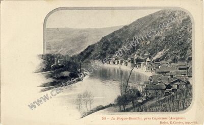Carte postale ancienne La Roque Bouillac — Livinhac-le-Haut (Aveyron)