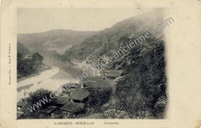 Carte postale ancienne La Roque Bouillac — Livinhac-le-Haut (Aveyron)