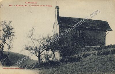 Carte postale ancienne Marcillac — Marcillac-Vallon (Aveyron)