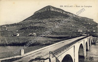 Carte postale ancienne Pont de Cureplas — Millau (Aveyron)