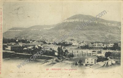Carte postale ancienne Vue générale — Millau (Aveyron)