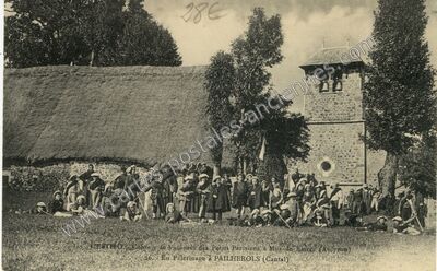 Carte postale ancienne Pailherols — Pailherols (Cantal)