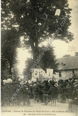 Carte postale ancienne Pailherols — Mur-de-Barrez (Aveyron)