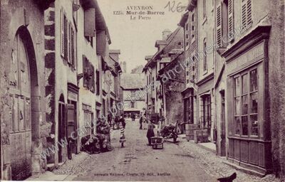 Carte postale ancienne Le Parro — Mur-de-Barrez (Aveyron)