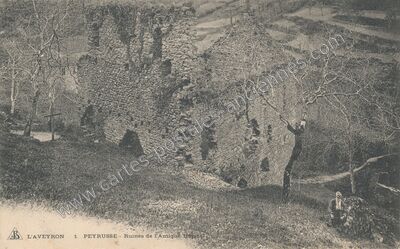 Carte postale ancienne Peyrusse — Peyrusse-le-Roc (Aveyron)