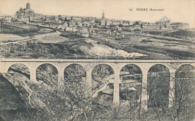 Carte postale ancienne Rodez — Rodez (Aveyron)