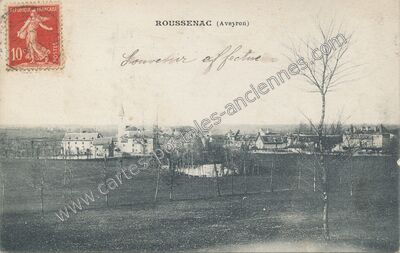 Carte postale ancienne Roussennac — Roussennac (Aveyron)