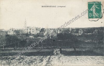Carte postale ancienne Roussennac — Roussennac (Aveyron)