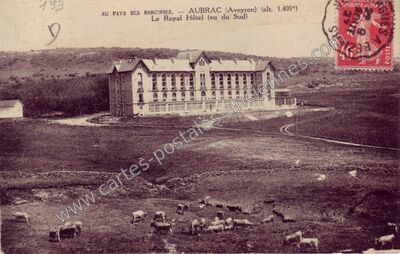 Carte postale ancienne Aubrac — Saint-Chély-d'Aubrac (Aveyron)