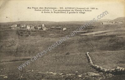 Carte postale ancienne Aubrac — Saint-Chély-d'Aubrac (Aveyron)
