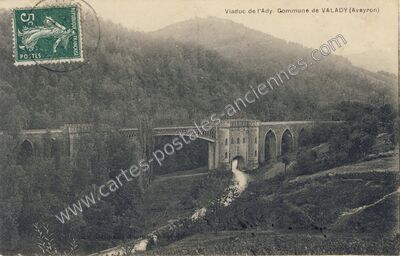 Carte postale ancienne St Christophe — Valady (Aveyron)