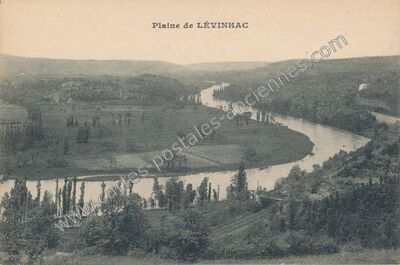 Carte postale ancienne Levinhac — Saint-Côme-d'Olt (Aveyron)