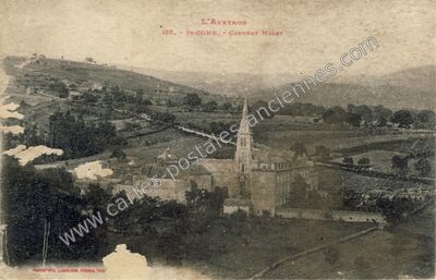 Carte postale ancienne St Come — Saint-Côme-d'Olt (Aveyron)