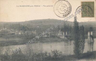 Carte postale ancienne La Madeleine — Faycelles (Lot)