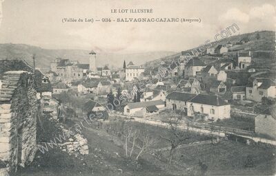 Carte postale ancienne LE LOT ILLUSTRÉ — Salvagnac-Cajarc (Aveyron)