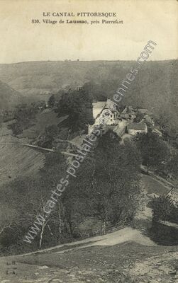 Carte postale ancienne Laussac — Thérondels (Aveyron)