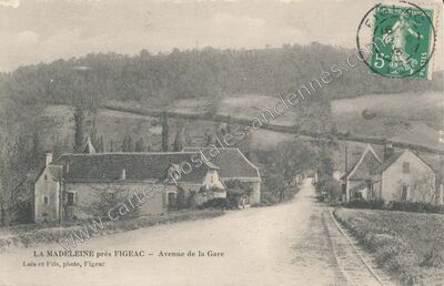 Carte postale ancienne La Madeleine — Figeac (Lot)
