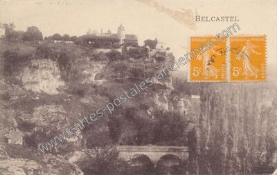Carte postale ancienne Belcastel — Belcastel (Aveyron)