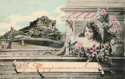 Carte postale ancienne De St-Afrique je vous envoie ce Souvenir — Saint-Affrique (Aveyron)