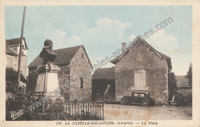 Carte postale ancienne La Capelle-Balaguier