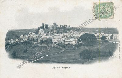 Carte postale ancienne Laguiole — Laguiole (Aveyron)