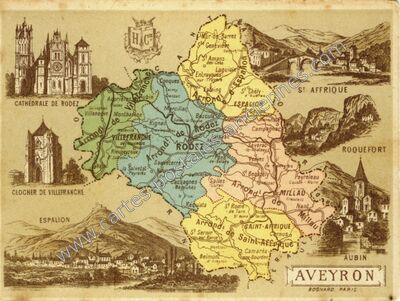 Carte postale ancienne Aveyron — Non Localisée (Aveyron)