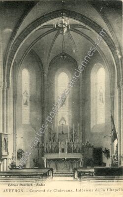 Carte postale ancienne Clairvaux — Clairvaux-d'Aveyron (Aveyron)
