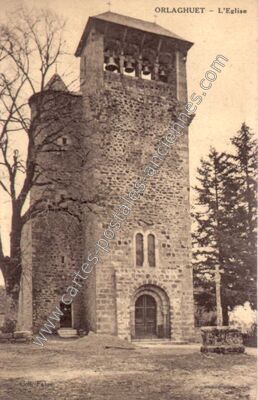 Carte postale ancienne Orlhaguet — Sainte Genevieve sur Argence (Aveyron)