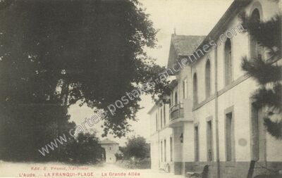 Carte postale ancienne La Franqui Plage — Non Localisée (Aude)