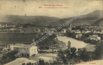 Carte postale ancienne Vallee de l'Aude — Non Localisée (Aude)