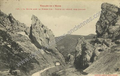 Carte postale ancienne La Pierre Lys — Belvianes-et-Cavirac (Aude)