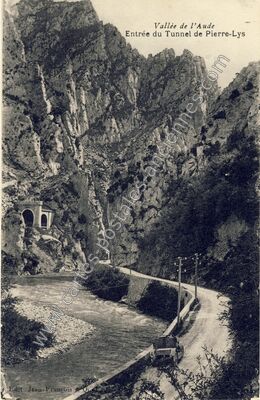 Carte postale ancienne Pierre Lys — Belvianes-et-Cavirac (Aude)