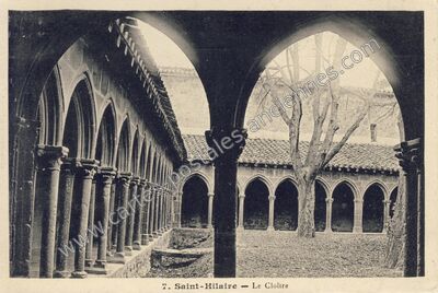 Carte postale ancienne Le Cloître — Saint-Hilaire (Aude)
