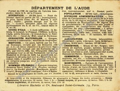 Carte postale ancienne Aude — Non Localisée (Aude)