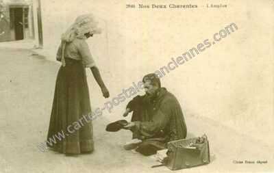 Carte postale ancienne Nos Deux Charentes — Non Localisée (Charente)
