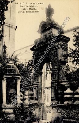 Carte postale ancienne Portail Renaissance — Angoulême (Charente)