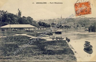 Carte postale ancienne Port l'Houmeau — Angoulême (Charente)