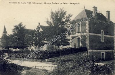 Carte postale ancienne Ste Radegonde — Baignes-Sainte-Radegonde (Charente)