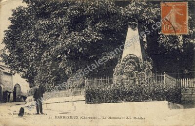 Carte postale ancienne Barbezieux — Barbezieux-Saint-Hilaire (Charente)