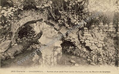 Carte postale ancienne Chasseneuil — Chasseneuil-sur-Bonnieure (Charente)