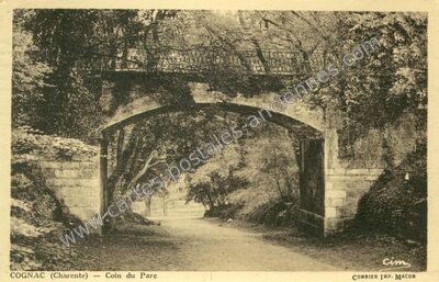 Carte postale ancienne Coin du Parc — Cognac (Charente)