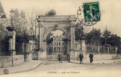 Carte postale ancienne Fondation E. Mousnier, Asile Guy Gautier — Cognac (Charente)