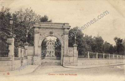 Carte postale ancienne Fondation E. Mousnier, Asile Guy Gautier — Cognac (Charente)